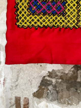Traje completo antiguo cadenilla multicolor